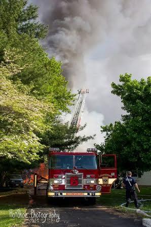 5/12/2014 Truck 6 on the Sharpsburg House Fire